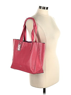 Coach Coach Large Derby Leather Tote Bag Style F58660 (view 2)