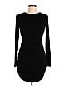 Princess Polly Solid Black Casual Dress Size 12 - photo 1