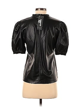 Steve Madden Faux Leather Top (view 2)