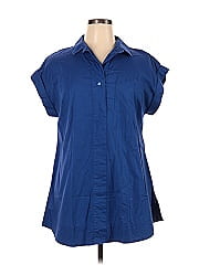Lane Bryant Outlet Short Sleeve Button Down Shirt
