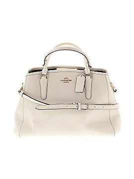Coach Factory Coach Crossgrain Leather Mini Sage Carryall Satchel in Chalk F28976 (view 1)