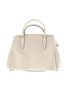 Coach Factory Coach Crossgrain Leather Mini Sage Carryall Satchel in Chalk F28976 (view 2)