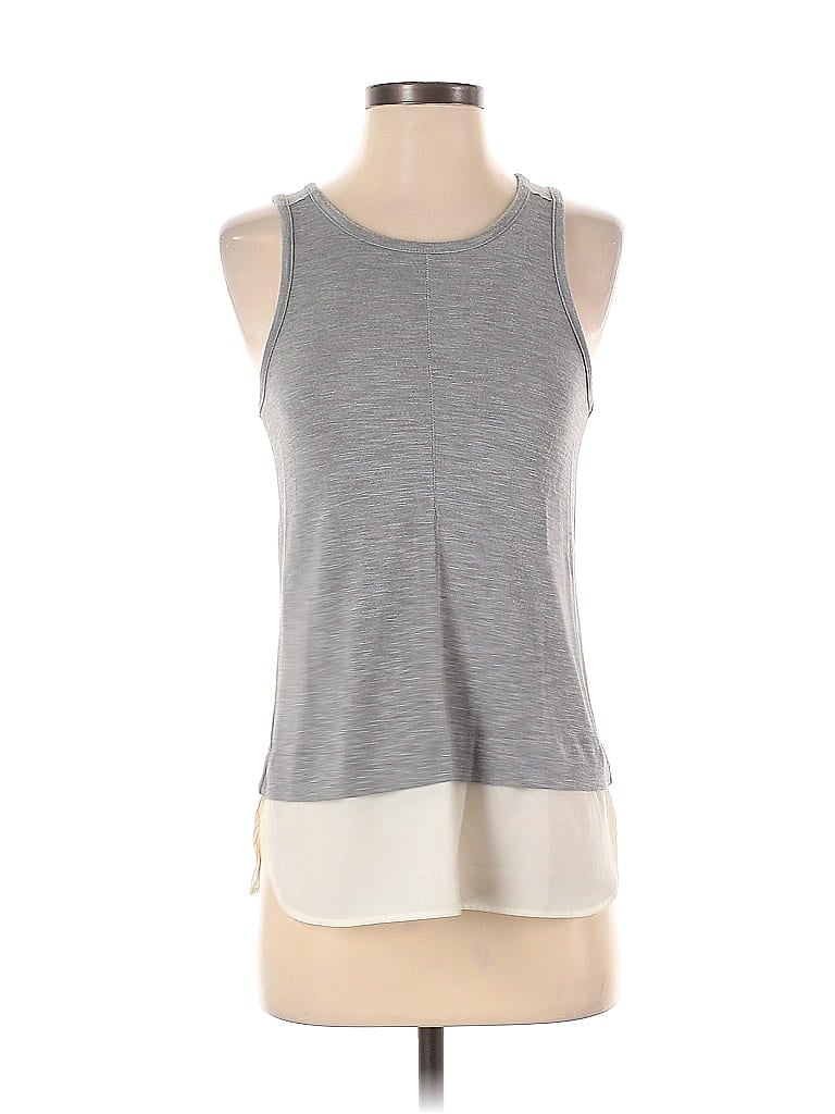 Pre-owned J.crew Factory Store Sleeveless Top Gray Halter Neckline Tops