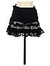 Free People 100% Nylon Floral Black Casual Skirt Size 6 - photo 1