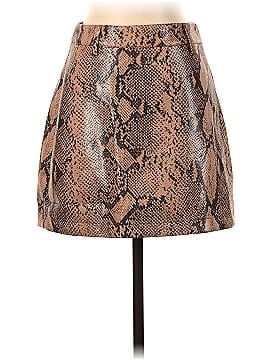 Le Lis Faux Leather Skirt (view 1)