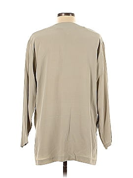 Compositions Long Sleeve Silk Top (view 2)