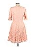 ML Monique Lhuillier Orange Cocktail Dress Size L - photo 2