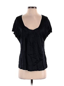 7 For All Mankind Short Sleeve Silk Top (view 1)