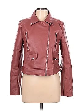 Love Tree Faux Leather Jacket (view 1)