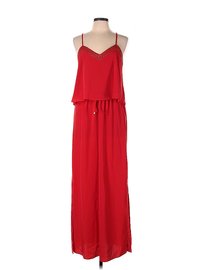 Ivanka Trump 100% Polyester Red Casual Dress Size 12 - photo 1