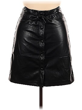 Olia Faux Leather Skirt (view 1)