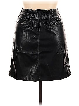 Olia Faux Leather Skirt (view 2)