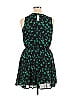 Candie's 100% Polyester Floral Motif Floral Graphic Green Casual Dress Size XL - photo 2
