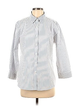 L.L.Bean 3/4 Sleeve Button-Down Shirt (view 1)