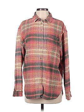 American Eagle Outfitters Long Sleeve Button-Down Shirt (view 1)