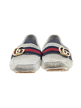 Gucci Suede GG Web Driving Loafers (view 2)