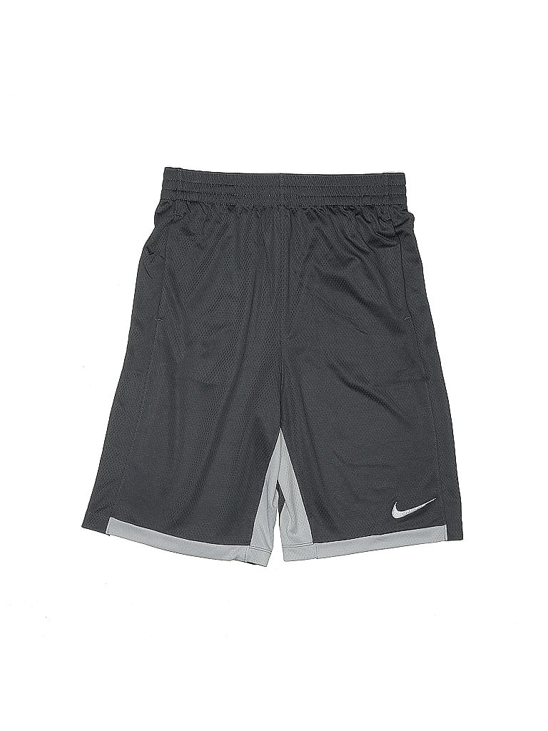 Nike 100% Polyester Gray Shorts Size X-Large (Kids) - photo 1