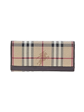 Burberry Coated Canvas Haymarket Continental Wallet (view 1)