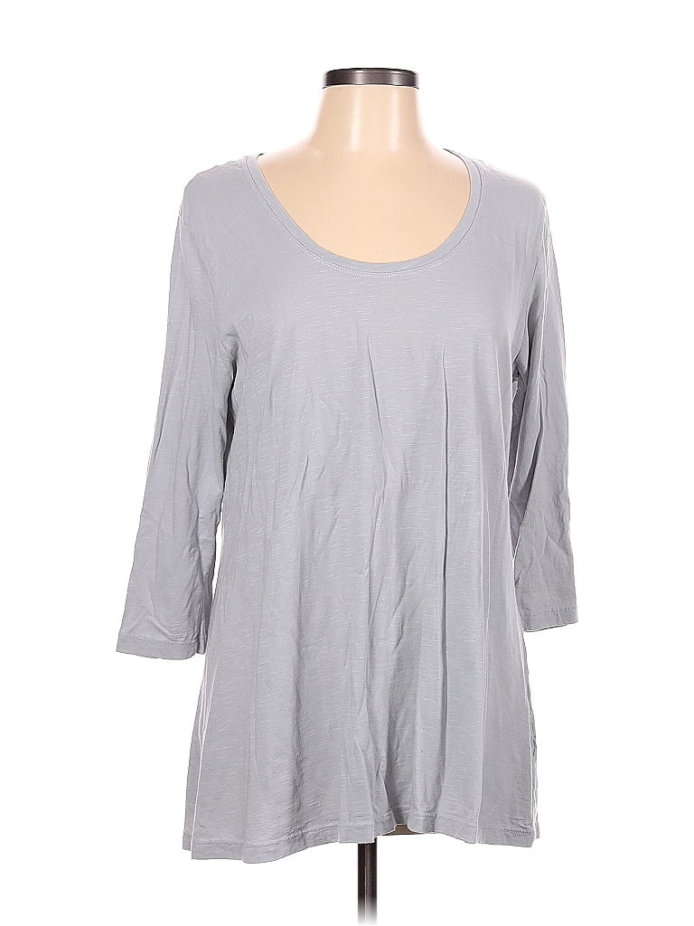 Flax Gray Long Sleeve T-Shirt Size 14 (L) - 79% off | ThredUp