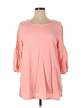 Dunes Relaxed Fashion Short Sleeve Blouse (view 1)