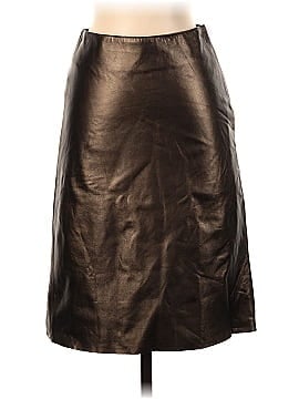 Theory Bergdorf Goodman Faux Leather Skirt (view 1)