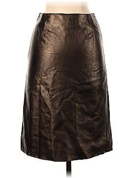 Theory Bergdorf Goodman Faux Leather Skirt (view 2)