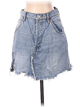 We the Free Denim Skirt (view 1)