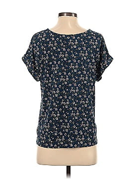 Flower & Feather Short Sleeve Blouse (view 2)