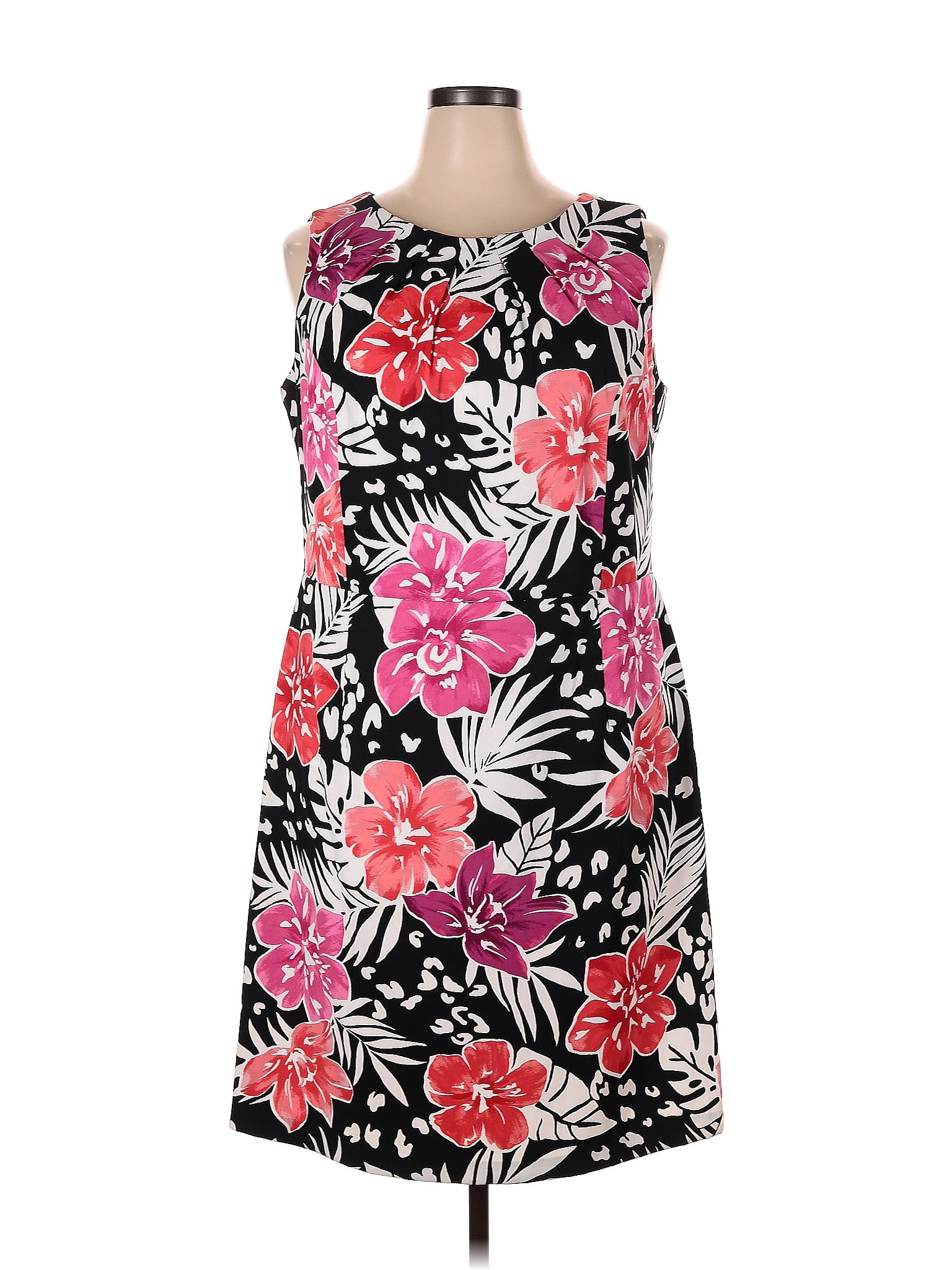 PatBO graphic-print sleeveless dress - Pink