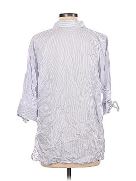 Lafayette 148 New York Short Sleeve Button-Down Shirt (view 2)