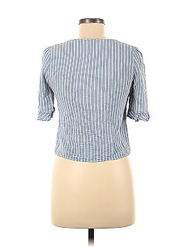 Zara TRF Short Sleeve Button-Down Shirt (view 2)