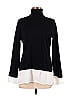 Adrianna Papell Black Long Sleeve Top Size M - photo 1