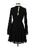 Express 100% Polyester Solid Black Casual Dress Size 0 - photo 2