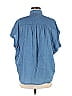 Madewell 100% Cotton Blue Short Sleeve Button-Down Shirt Size M - photo 2