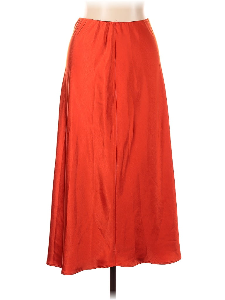 MNG 100% Polyester Solid Red Formal Skirt Size L - photo 1