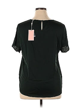 Quince Short Sleeve Silk Top (view 2)