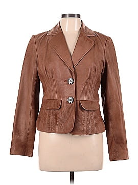 INC International Concepts Leather Jacket (view 1)