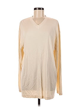 Neiman Marcus Long Sleeve Silk Top (view 1)