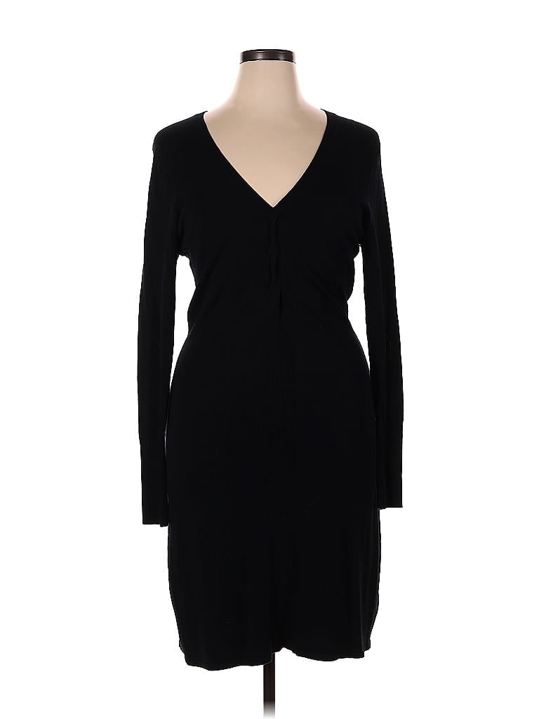 BCBGMAXAZRIA Black Casual Dress Size XL - photo 1
