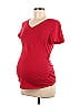 Ingrid + Isabel Red Short Sleeve T-Shirt Size M (Maternity) - photo 1