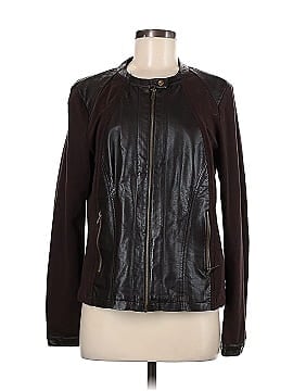 Style&Co Faux Leather Jacket (view 1)