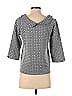 Ann Taylor Factory Gray Long Sleeve Blouse Size S - photo 2
