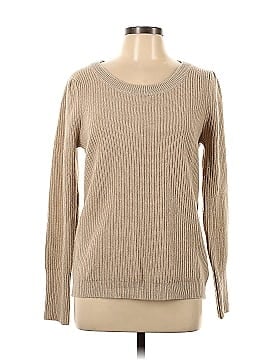 Qi Cashmere Wool Pullover Sweater (view 1)