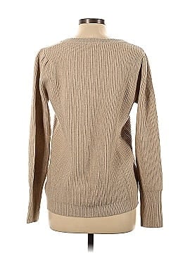 Qi Cashmere Wool Pullover Sweater (view 2)