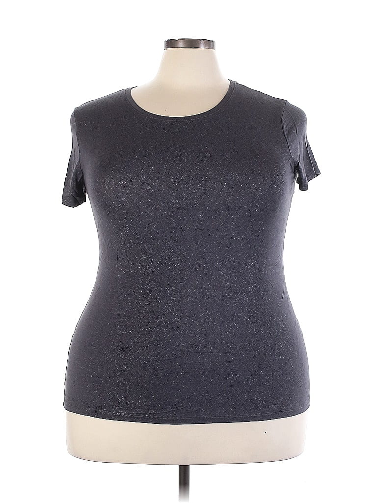 Pre-owned Apt. 9 Short Sleeve T-shirt In Gray