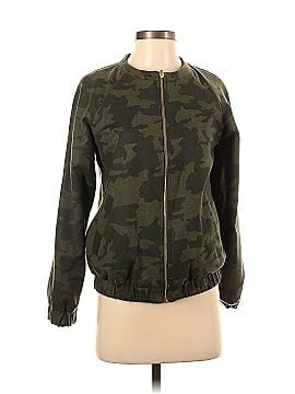 Laveer Reversible Camouflage Bomber Jacket (view 1)
