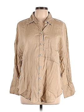 Zara Long Sleeve Button-Down Shirt (view 1)