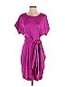 Catherine Malandrino 100% Spandex Solid Purple Casual Dress Size 4 - photo 1