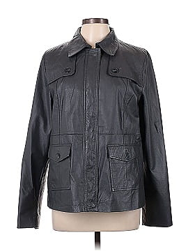 Isaac Mizrahi LIVE! Leather Jacket (view 1)