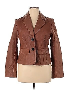 INC International Concepts Leather Jacket (view 1)